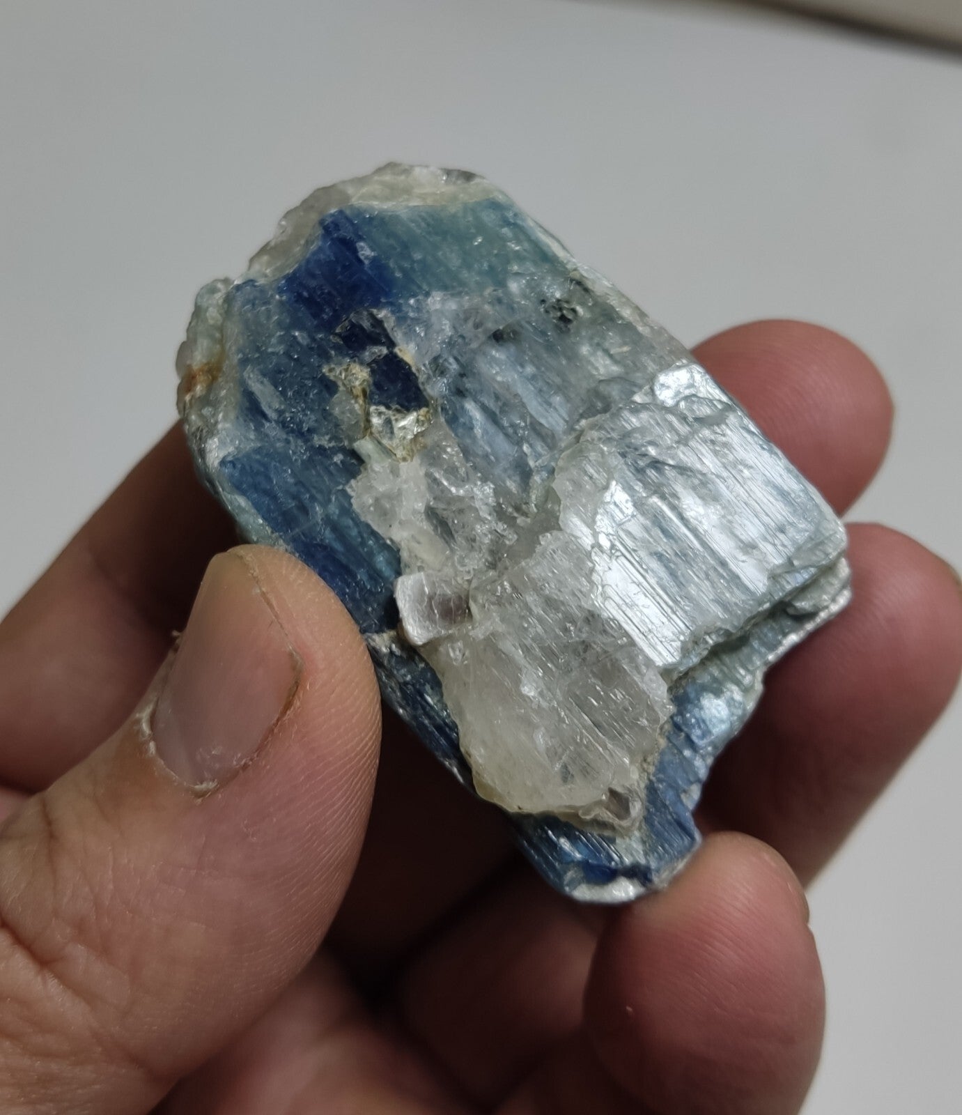 An Aesthetic specimen of blue kyanite crystal 48 grams