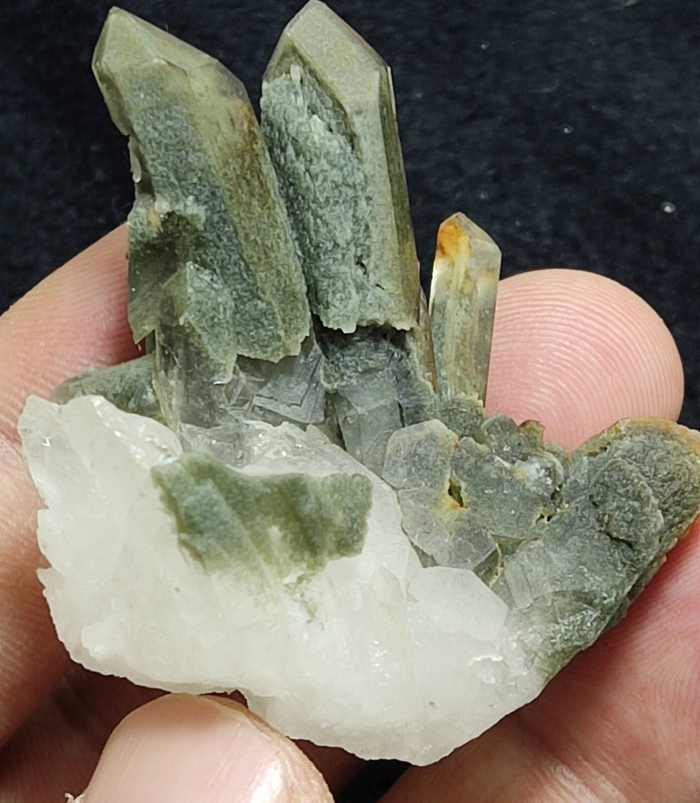 An Aesthetic terminated chlorite Quartz specimen 33 grams