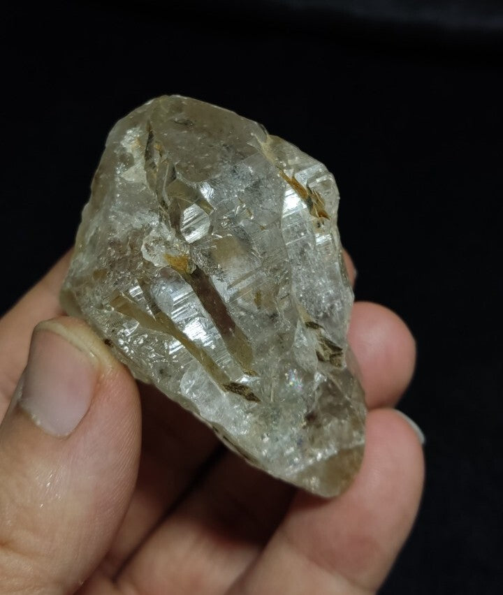 Double terminated Quartz Crystal High Altitude Patterns 94 grams