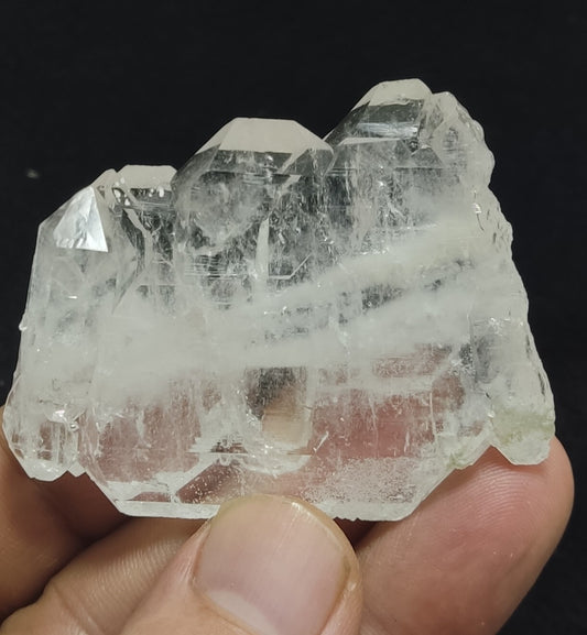 An Aesthetic Natural beautifully terminated faden Quartz specimen 52 grams