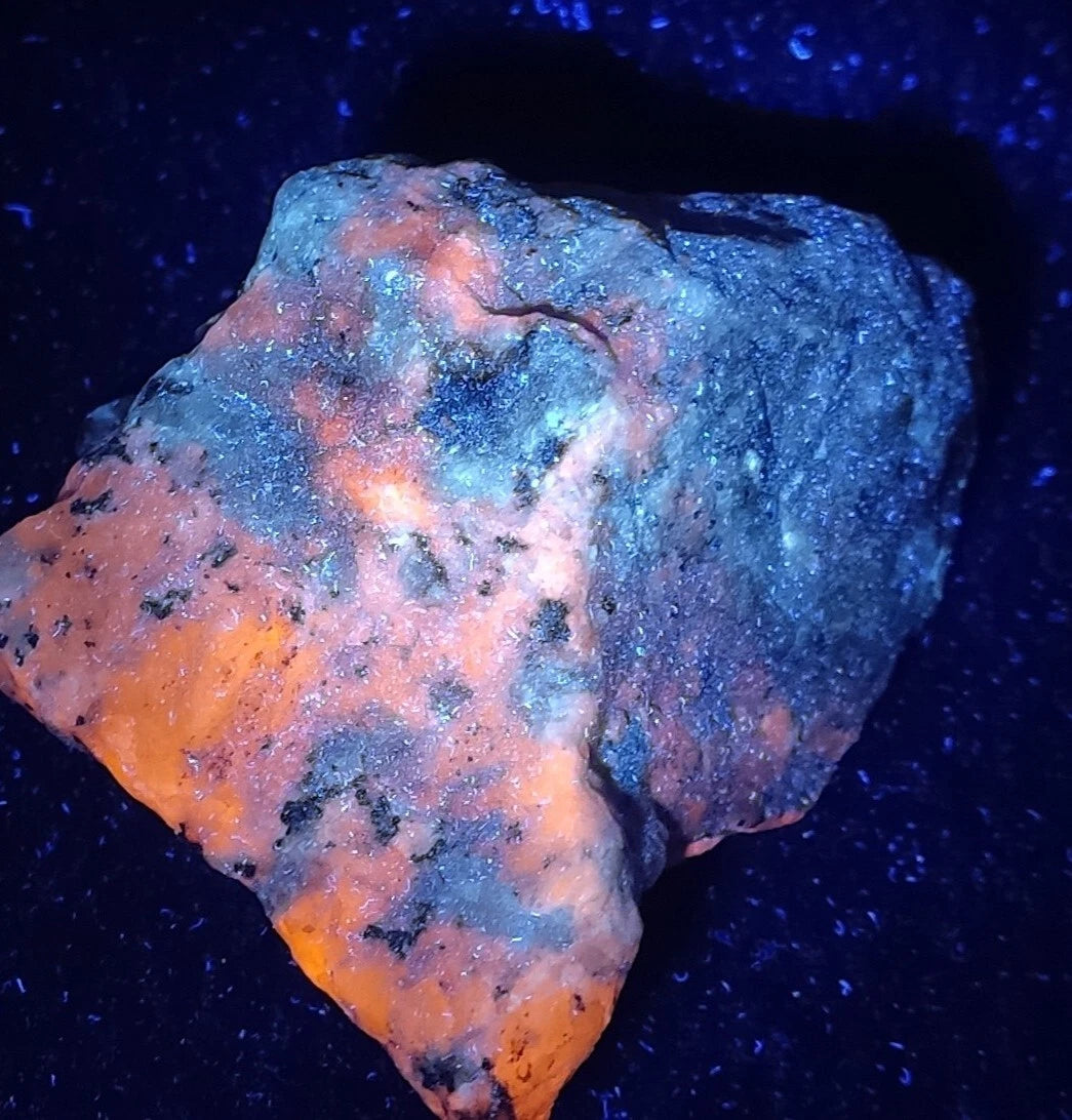 Rough Specimen of Green color Sodalite With Pyrite 199 grams