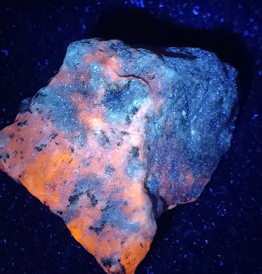 Rough Specimen of Green color Sodalite With Pyrite 199 grams