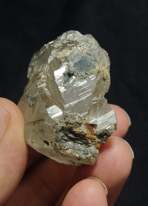 Natural Double terminated Quartz with Rutiles Saginite 99 grams