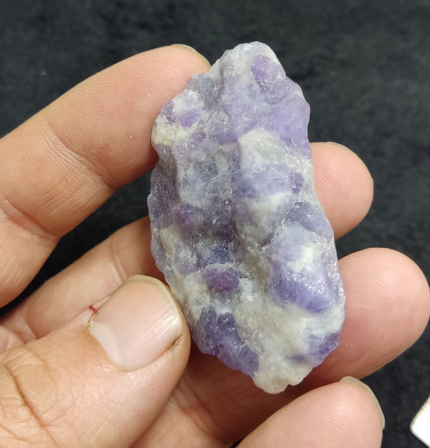 An Aesthetic specimen of purple Hackmanite in matrix 32 grams