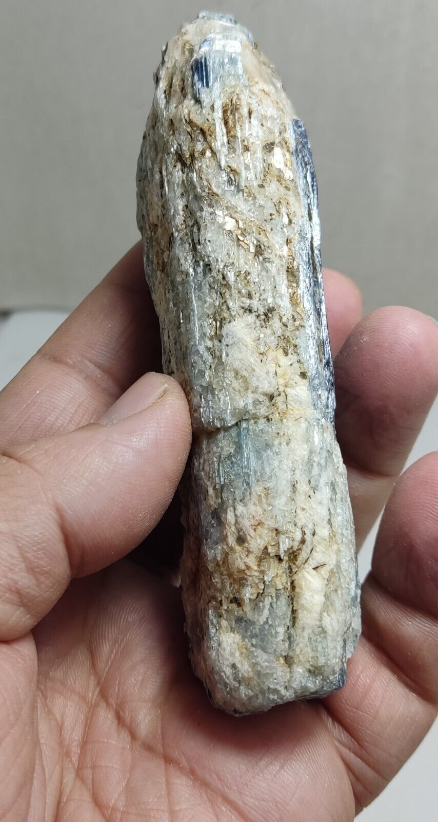 An Aesthetic specimen of blue kyanite crystal 263 grams