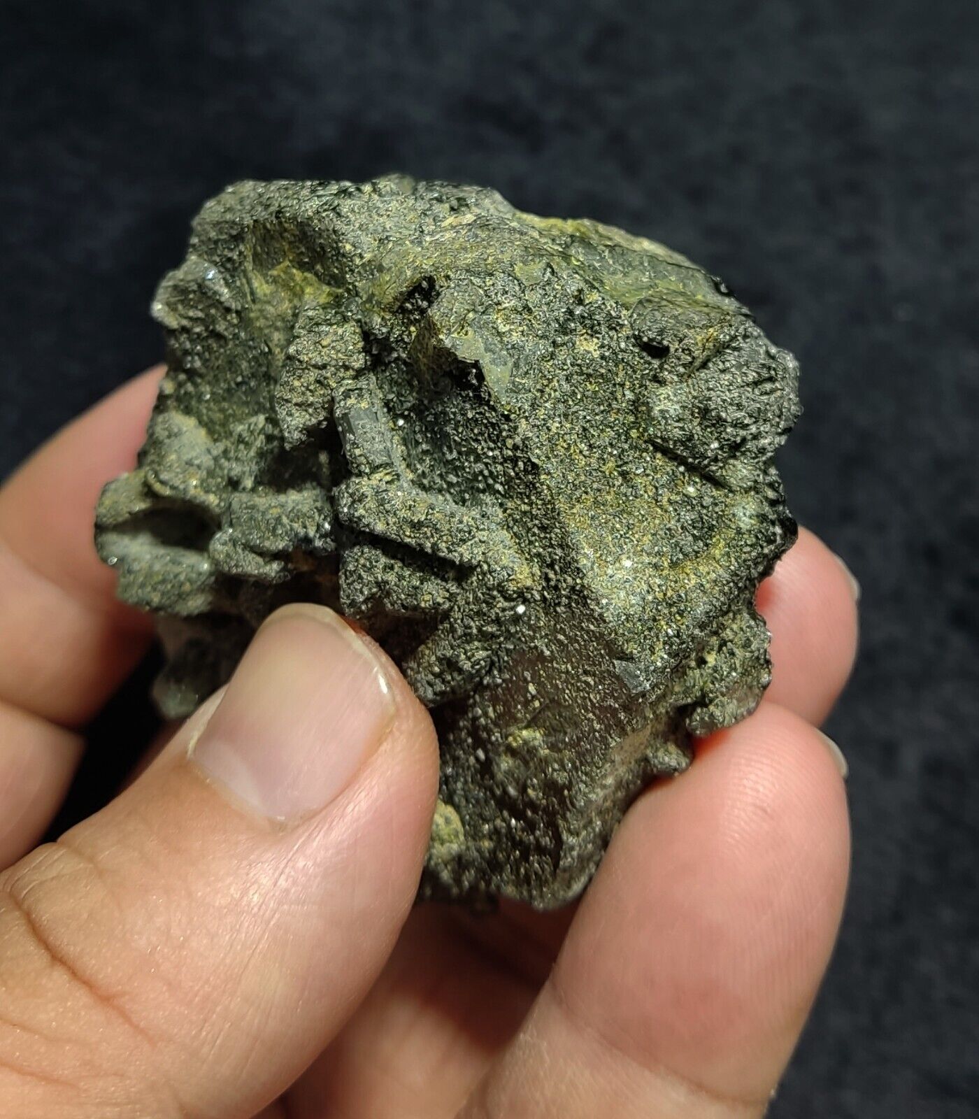 An Aesthetic Natural terminated epidote crystal specimen 205 grams