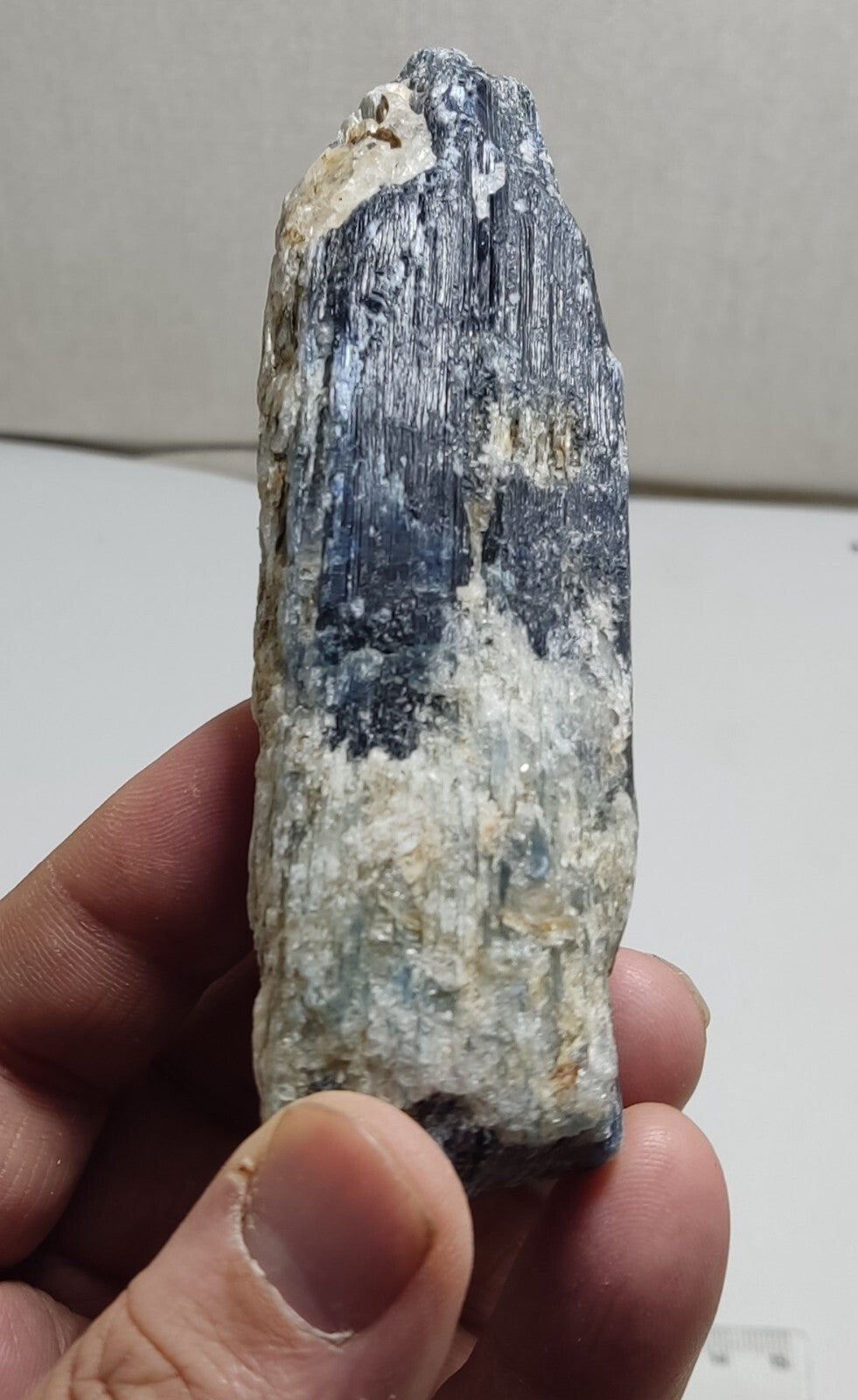An Aesthetic specimen of blue kyanite crystal 263 grams
