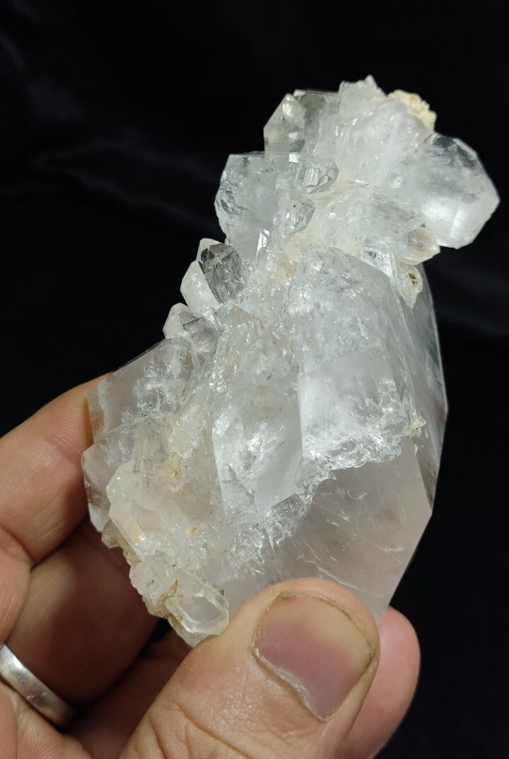 Natural Faden quartz Cluster 278 grams