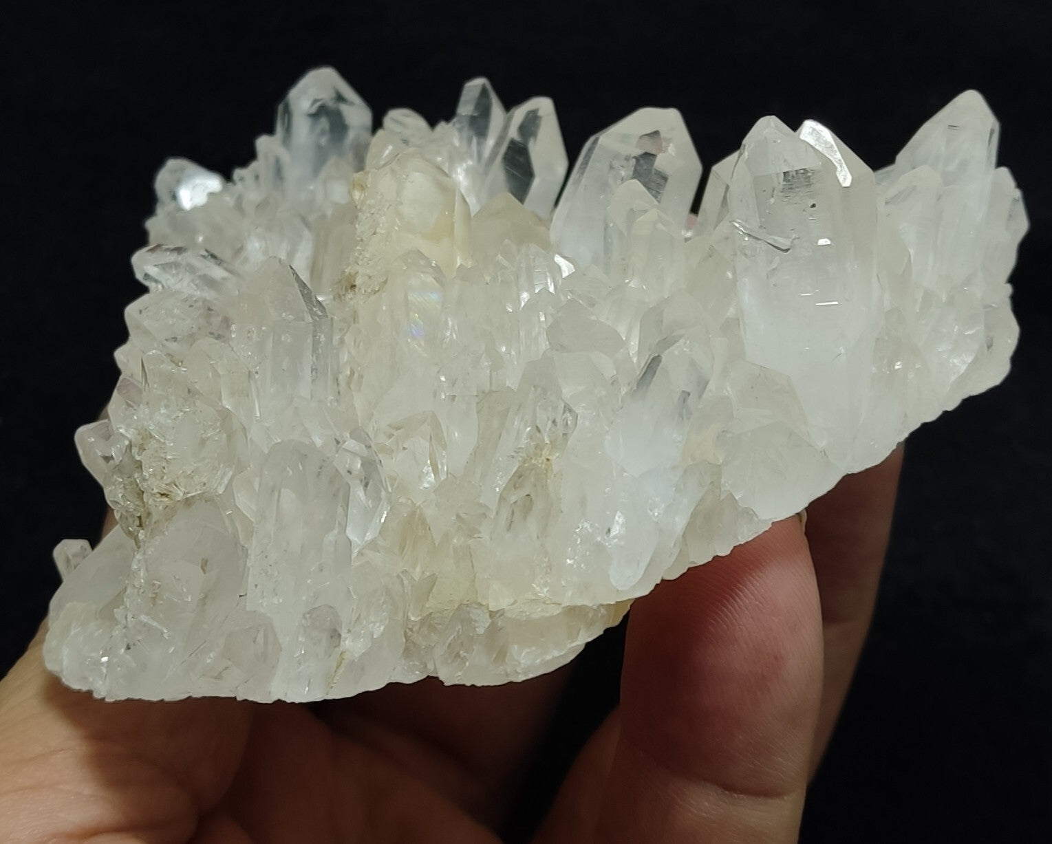 An Aesthetic terminated specimen of Quartz cluster 262 grams
