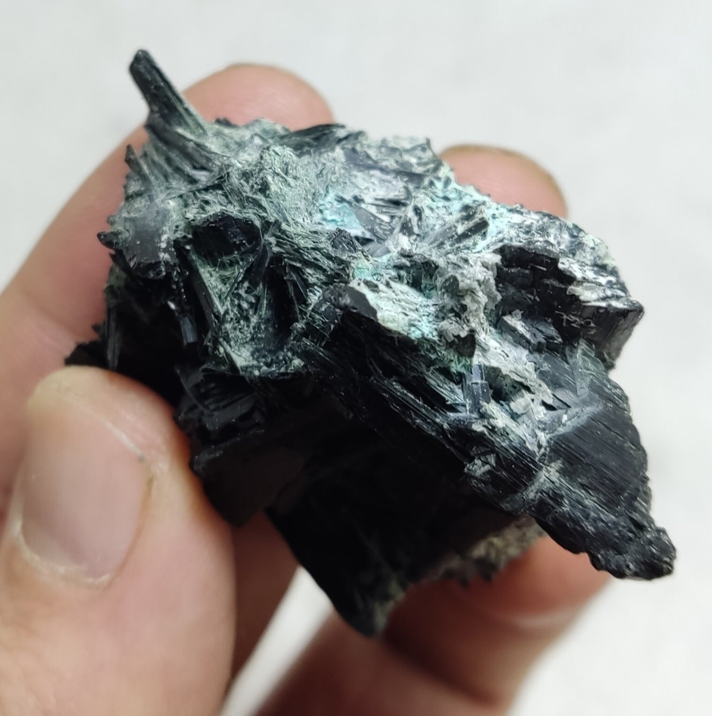 An Aesthetic specimen of epidote crystal 49 grams