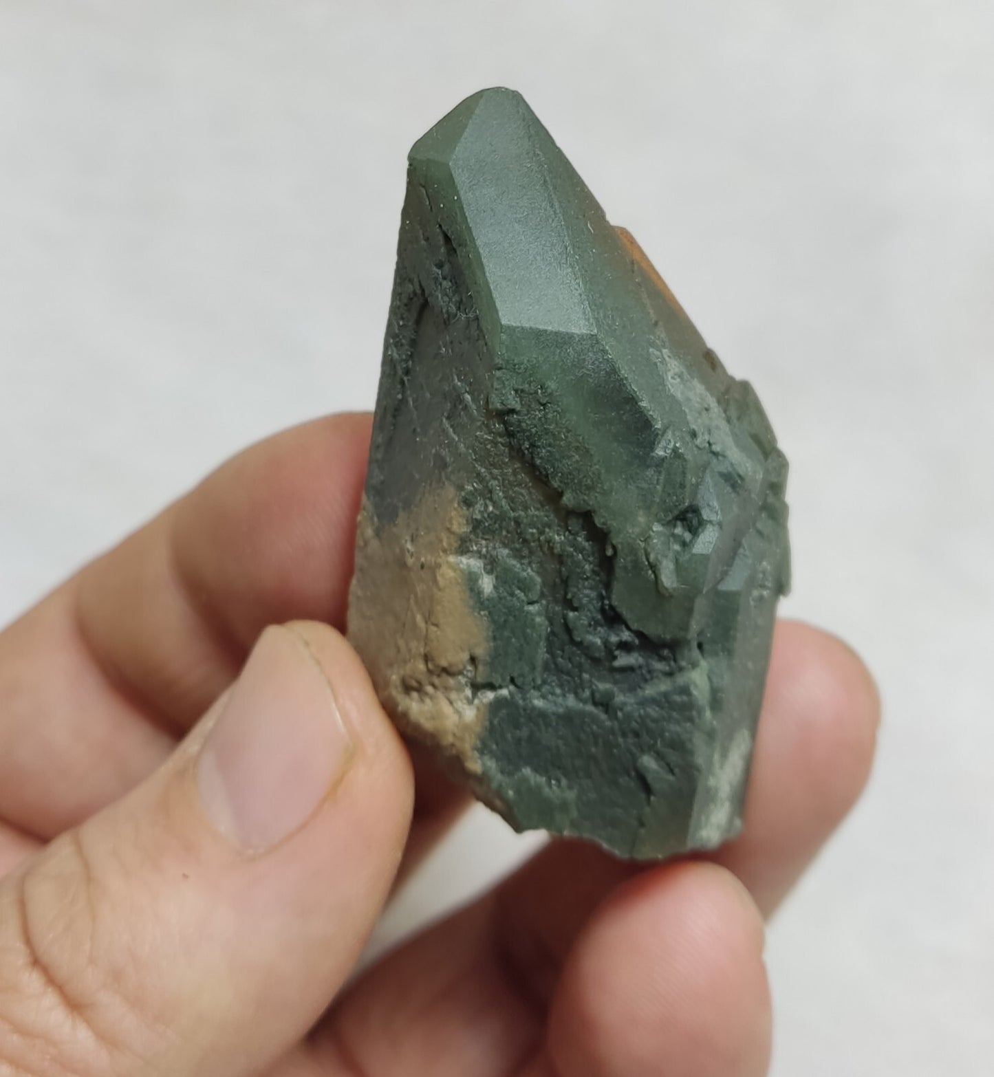 An Aesthetic terminated chlorite Quartz specimen 40 grams