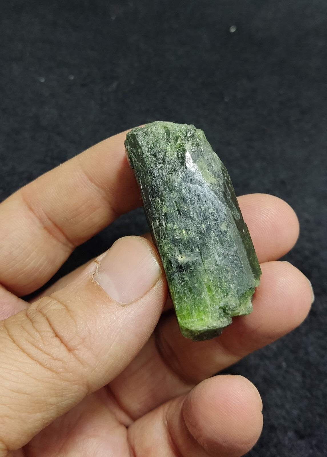 An amazing specimen of diopside crystal 48 grams