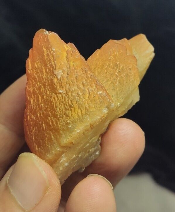 An Aesthetic Naturally terminated specimen of dogtooth calcite 93 grams