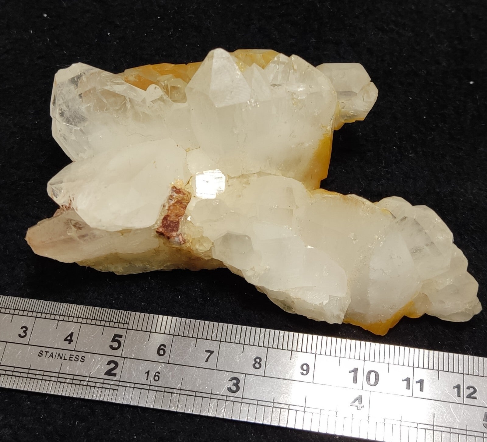 An Aesthetic terminated specimen of Quartz cluster 162 grams