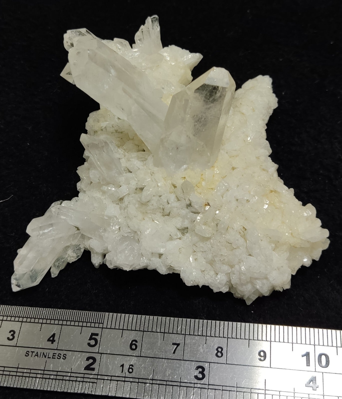 An Aesthetic terminated specimen of faden Quartz on matrix 105 grams
