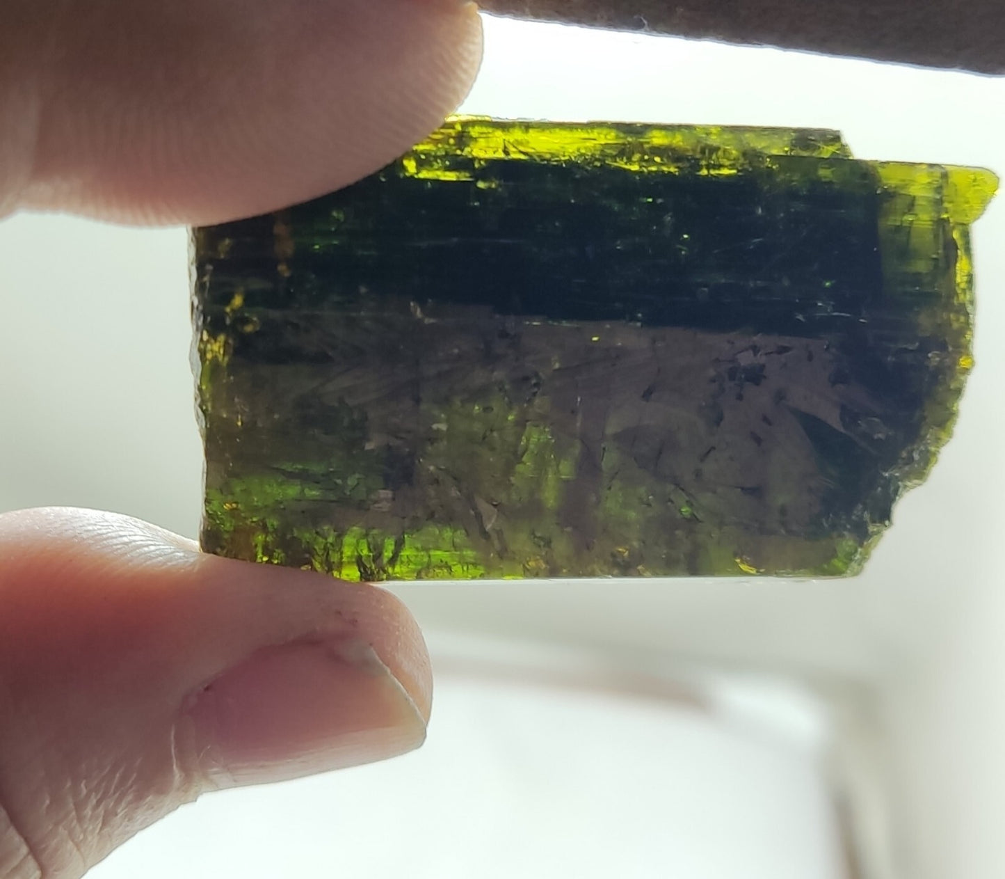 An Aesthetic specimen of epidote crystal 36 grams