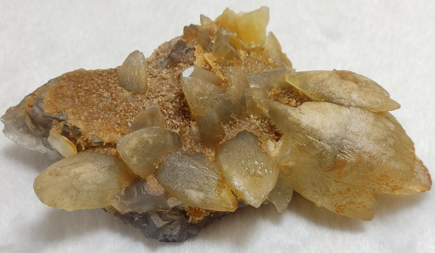 An Aesthetic Natural terminated specimen of calcite with Fluorite 326 grams