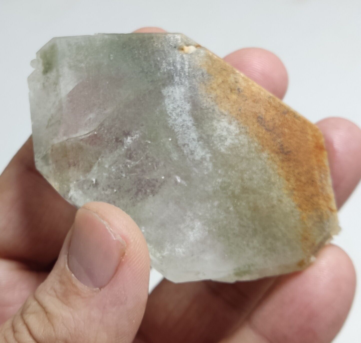 A very Aesthetic Natural beautifully terminated Chlorite Quartz crystal 76 grams