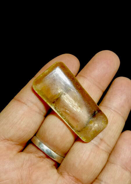Natural Rutiles Quartz Tumble 14 Grams.