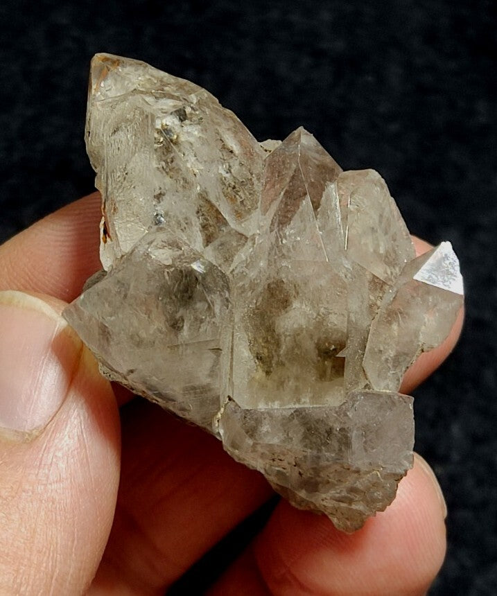 Aesthetic Quartz Cluster With Brookite Inclusions 31 grams