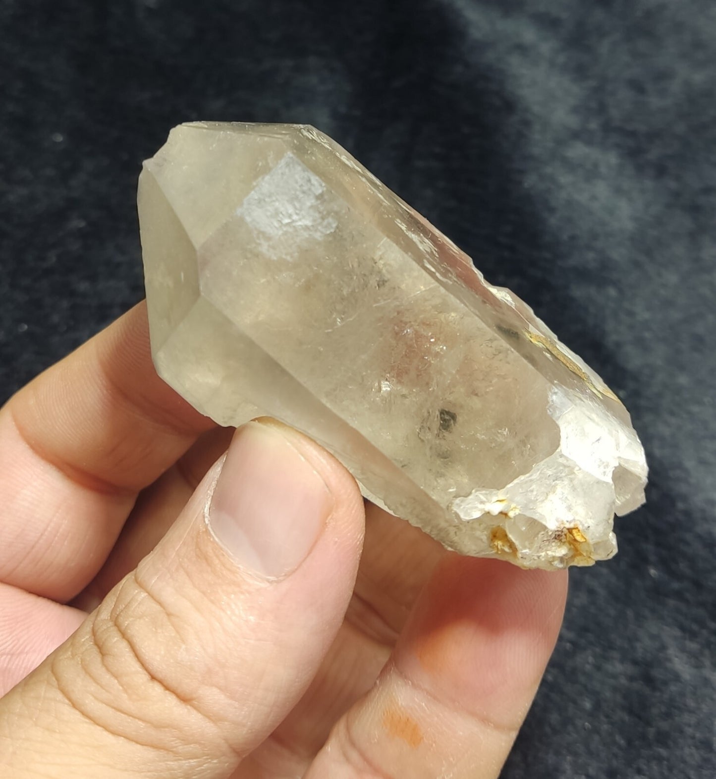 An Aesthetic Naturally terminated specimen of light Smoky Quartz 116 grams