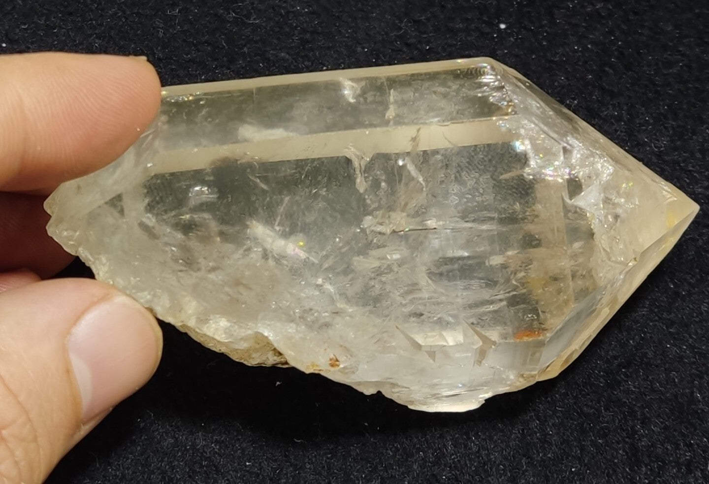 An Aesthetic terminated specimen of Quartz crystal 246 grams