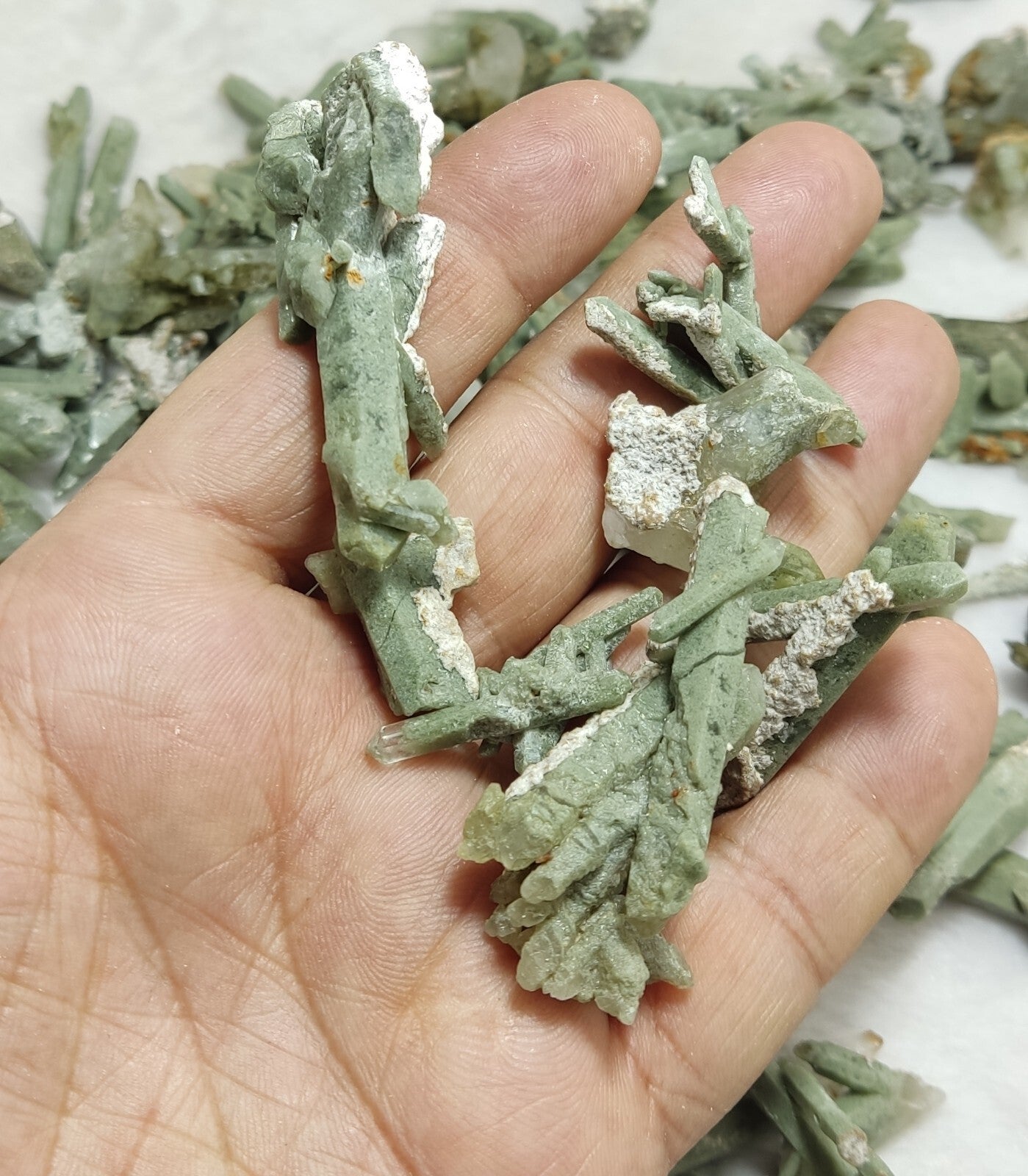 470 grams Chlorite Quartz crystals