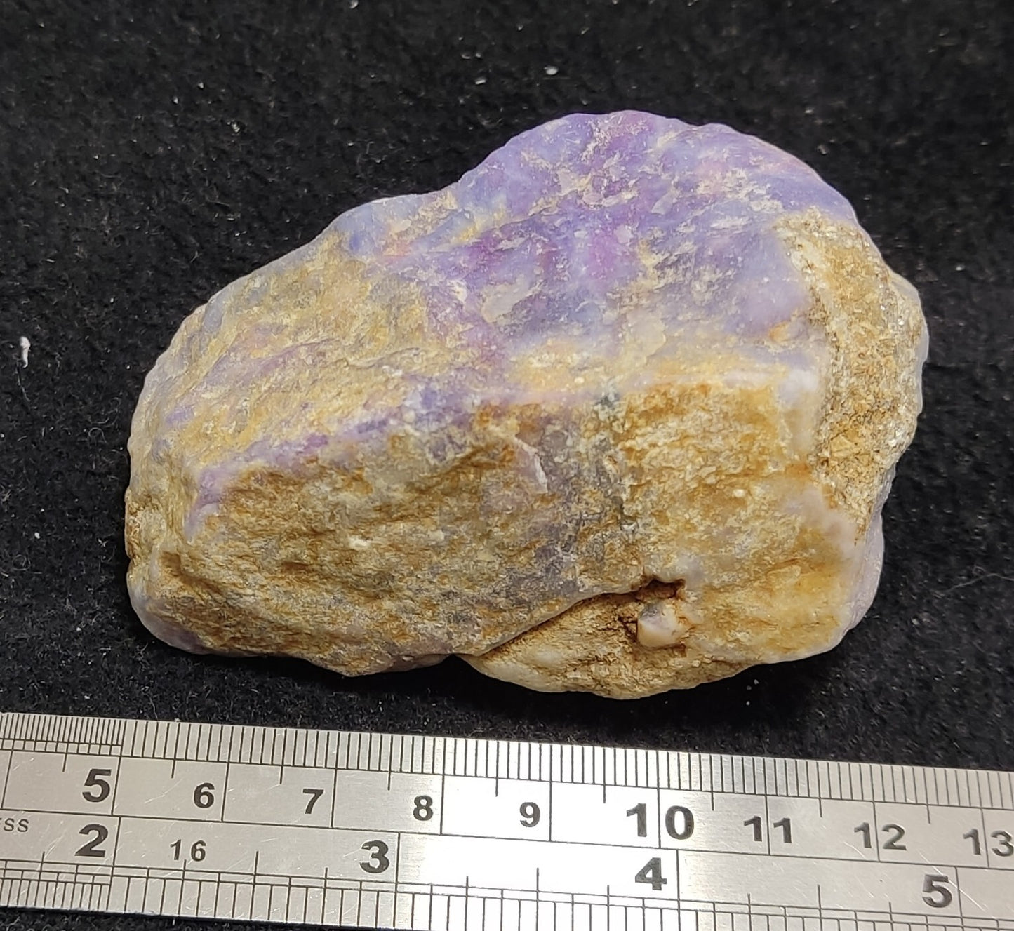 An Aesthetic Natural fluorescent rough Hackmanite specimen 199 grams