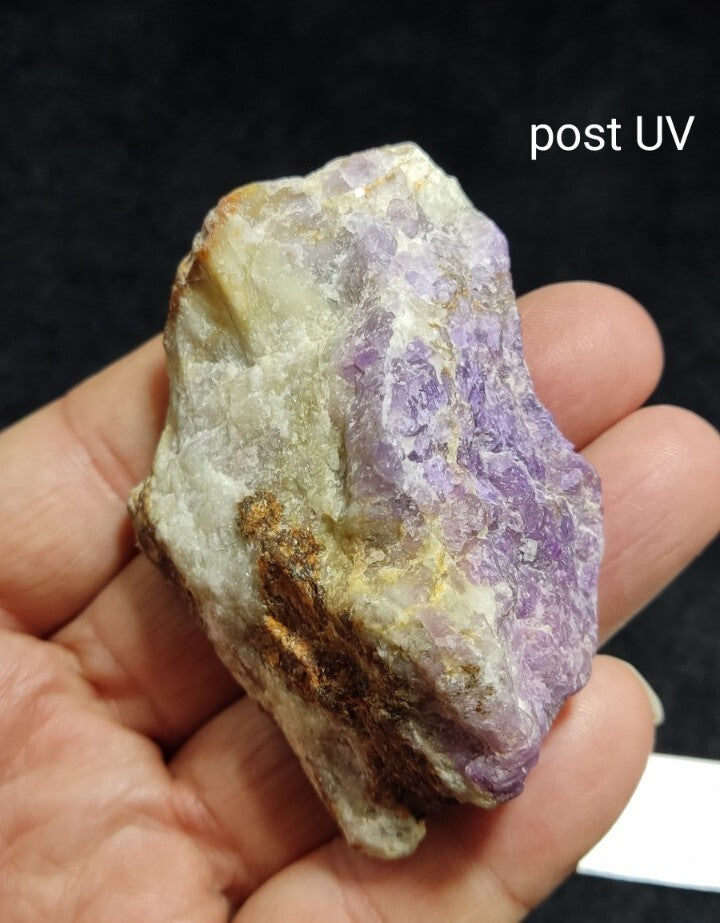 106 grams Tenebrescent Highly Fluorescent Hackmanite Specimen