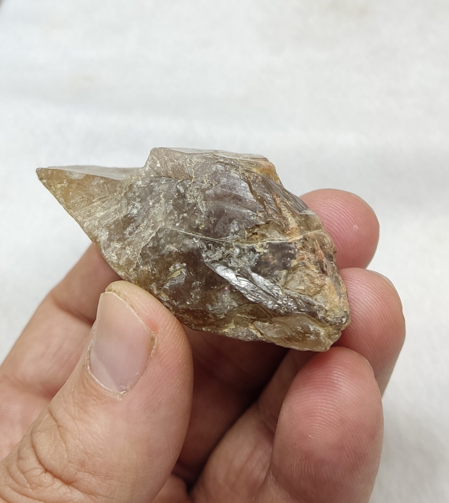 Natural axinite crystal 84 grams