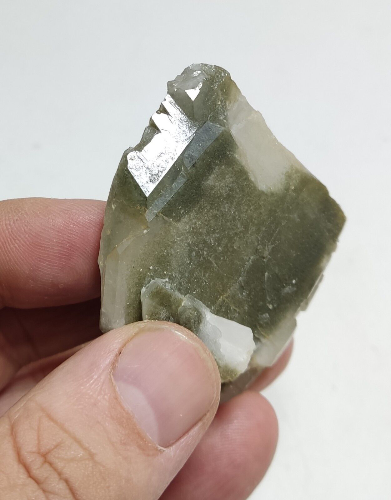 An Aesthetic Natural beautifully terminated Chlorite Quartz specimen 61 grams
