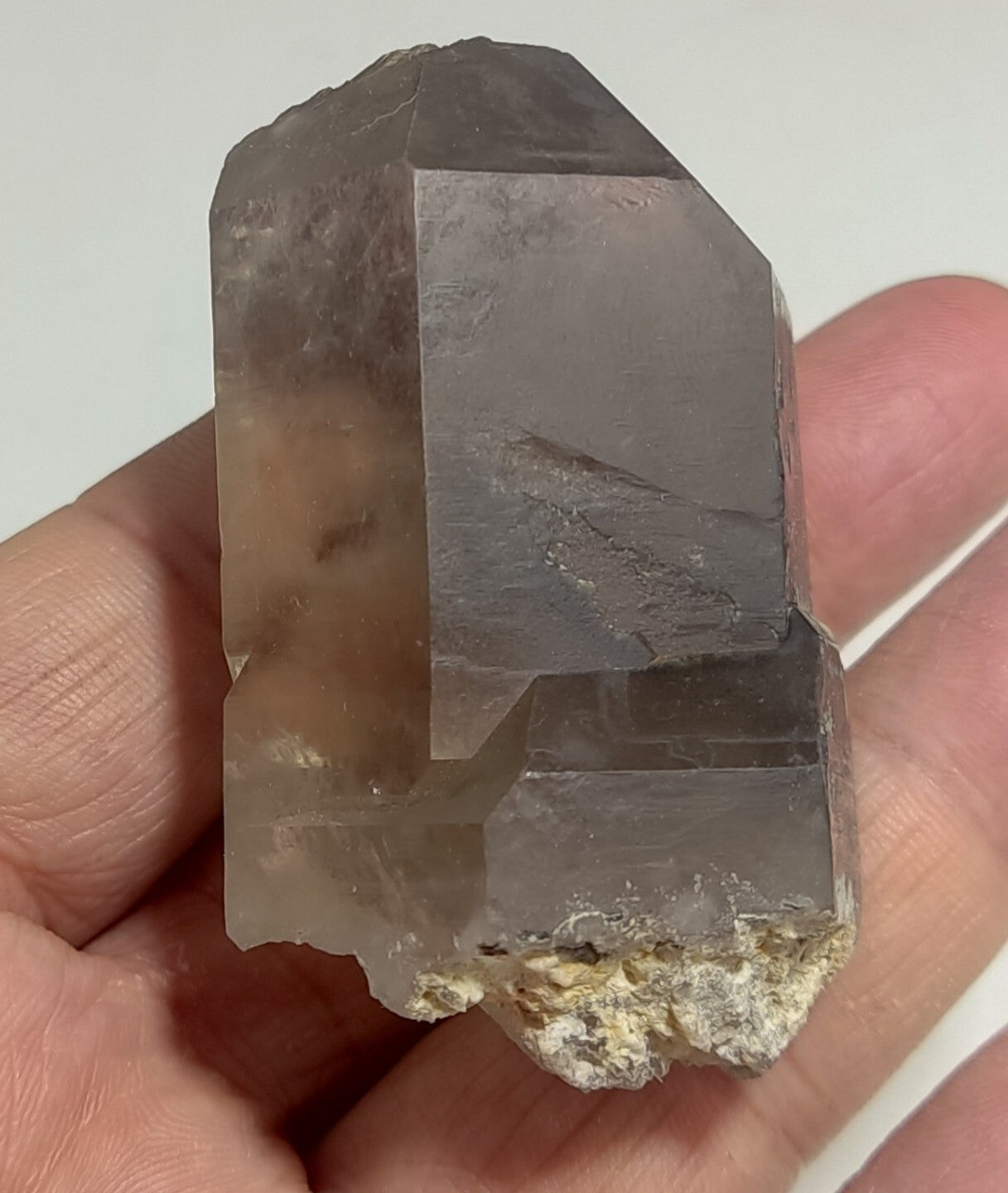 An Aesthetic Naturally terminated specimen of Smoky Quartz 107 grams