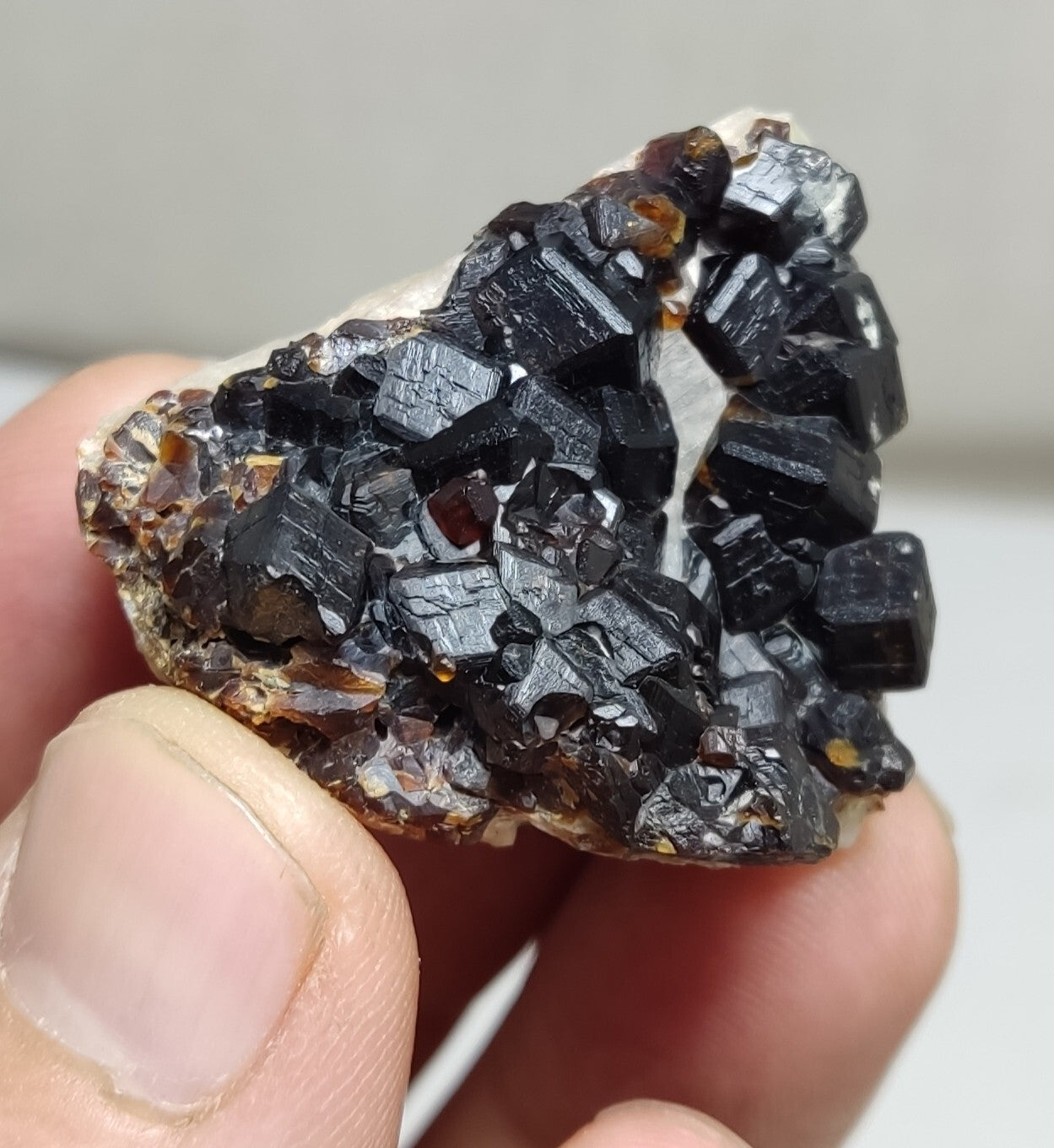 38 grams Aesthetic specimen Garnets cluster andradite garnets natural garnets