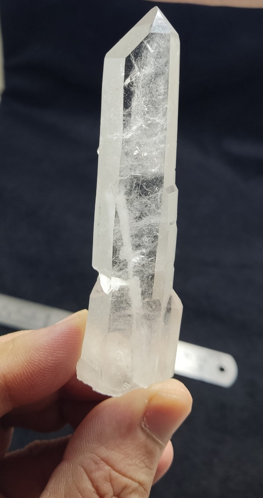 An Aesthetic terminated faden Quartz crystal 58 grams