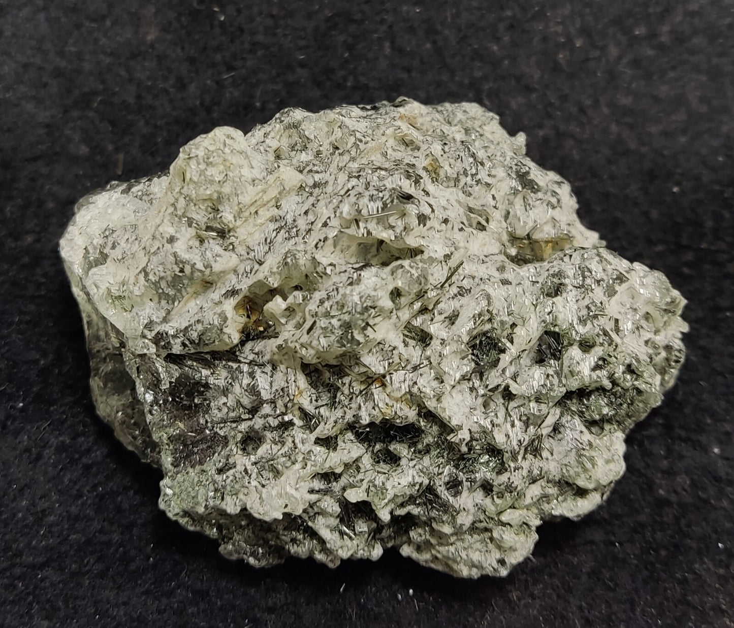 An Aesthetic Natural terminated etched Chlorite Quartz crystal specimen 179 gram