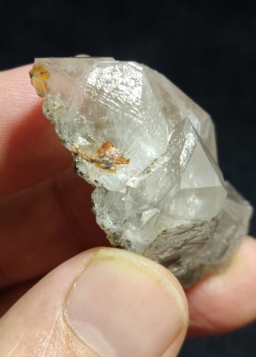 Aesthetic Quartz Cluster With Brookite Inclusions 31 grams