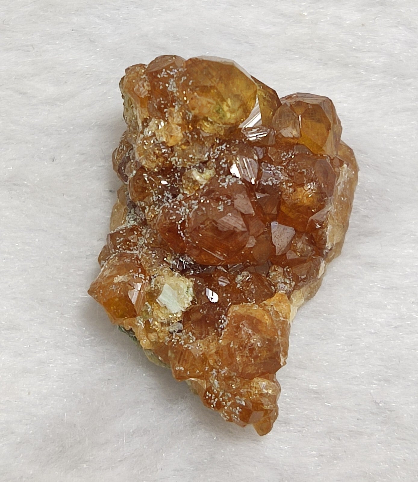 An Aesthetic natural terminated hessonite thumbnail specimen 13 grams