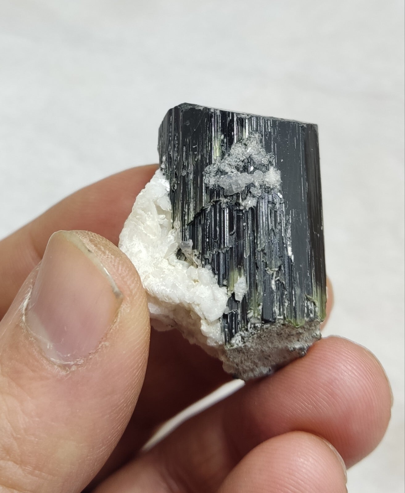 An Aesthetic Natural beautifully terminated tourmaline crystal 40 grams