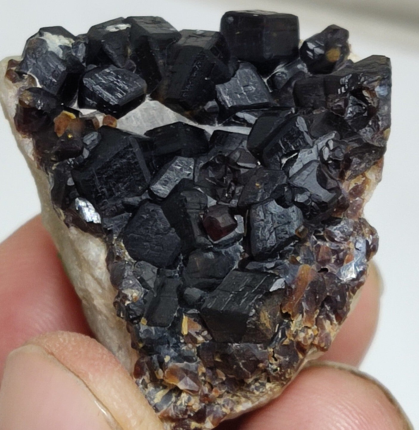 38 grams Aesthetic specimen Garnets cluster andradite garnets natural garnets