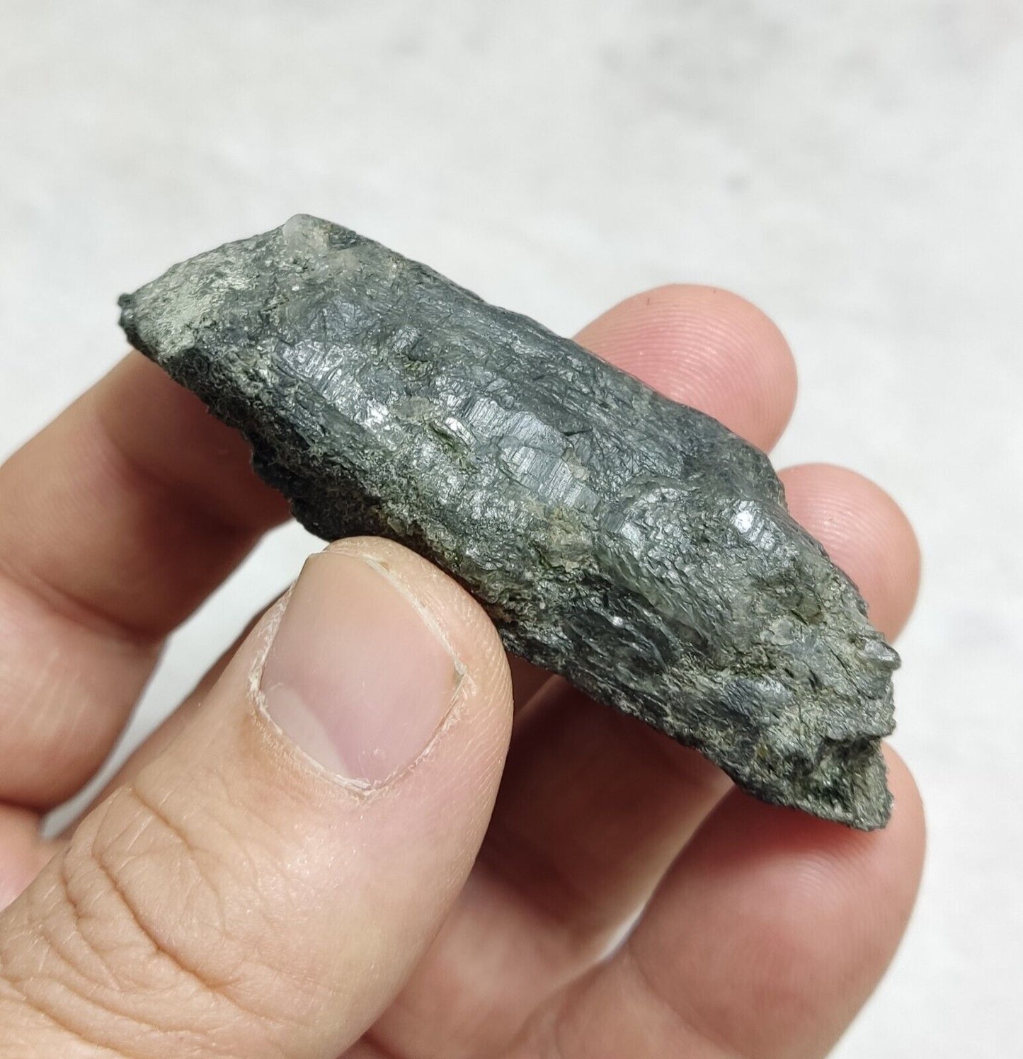 An Aesthetic Natural terminated Chlorite Quartz crystal specimen 42 grams