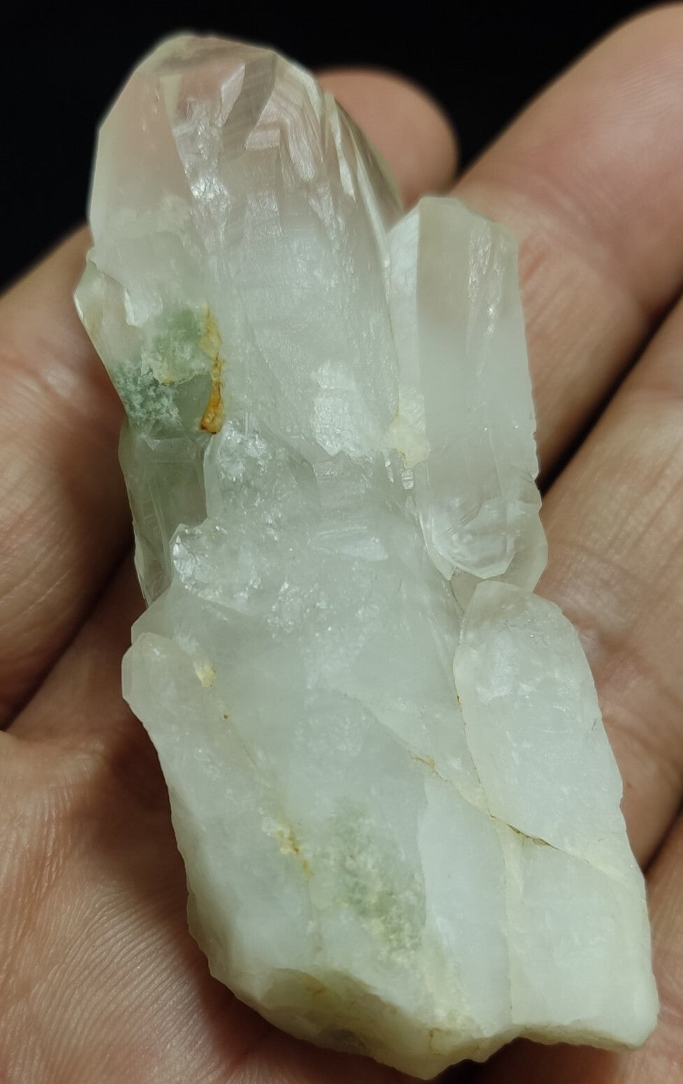 Chlorite quartz terminated crystal specimen 48 grams