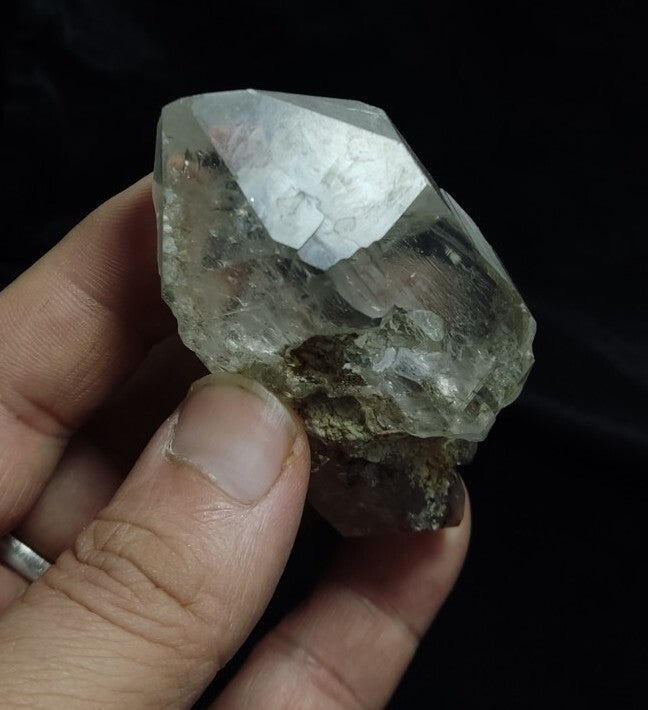 Gwindel Like Double Terminated Light Smoky Quartz 115 grams