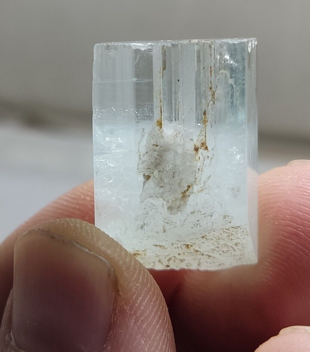 An Aesthetic specimen of aquamarine crystal 12 grams