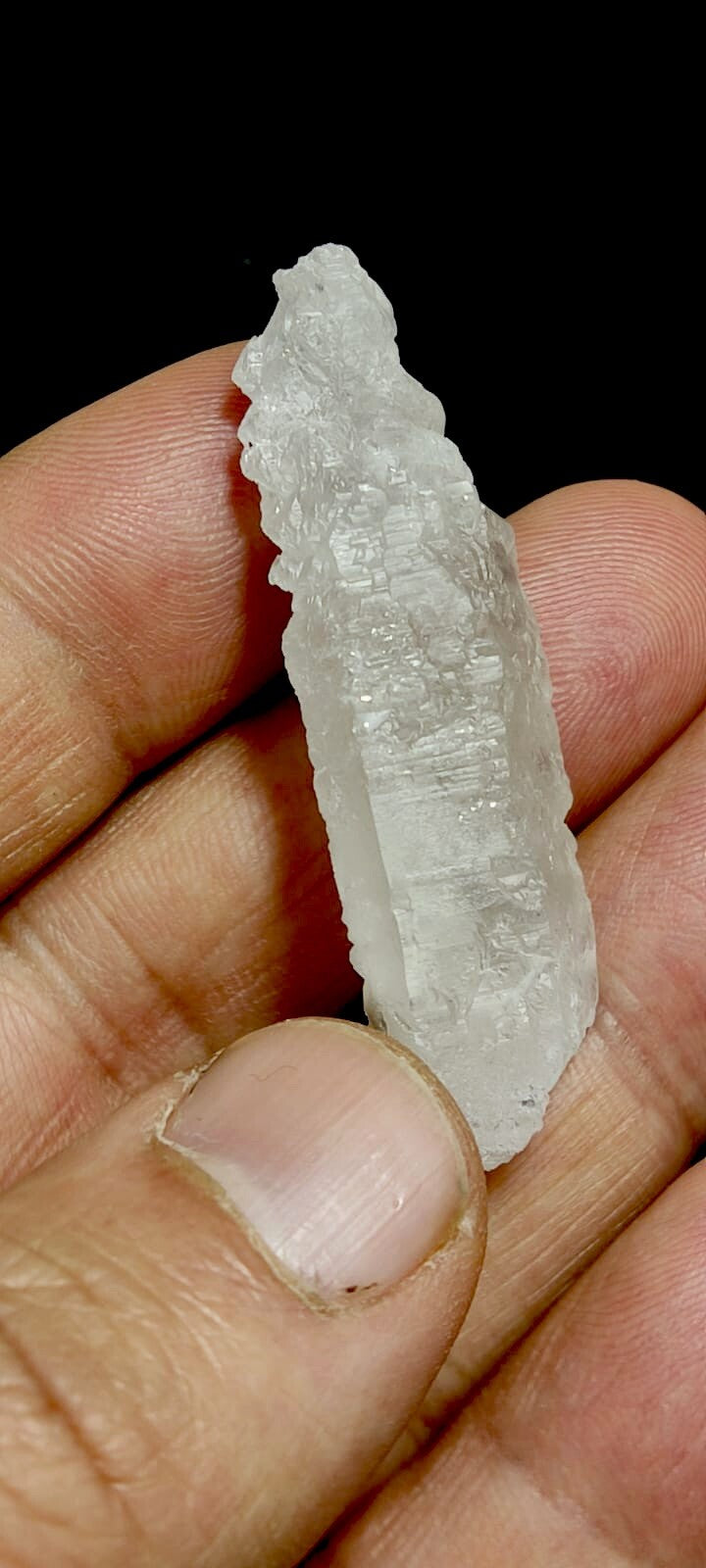 Fully Etched Quartz Crystal 11 Grams.