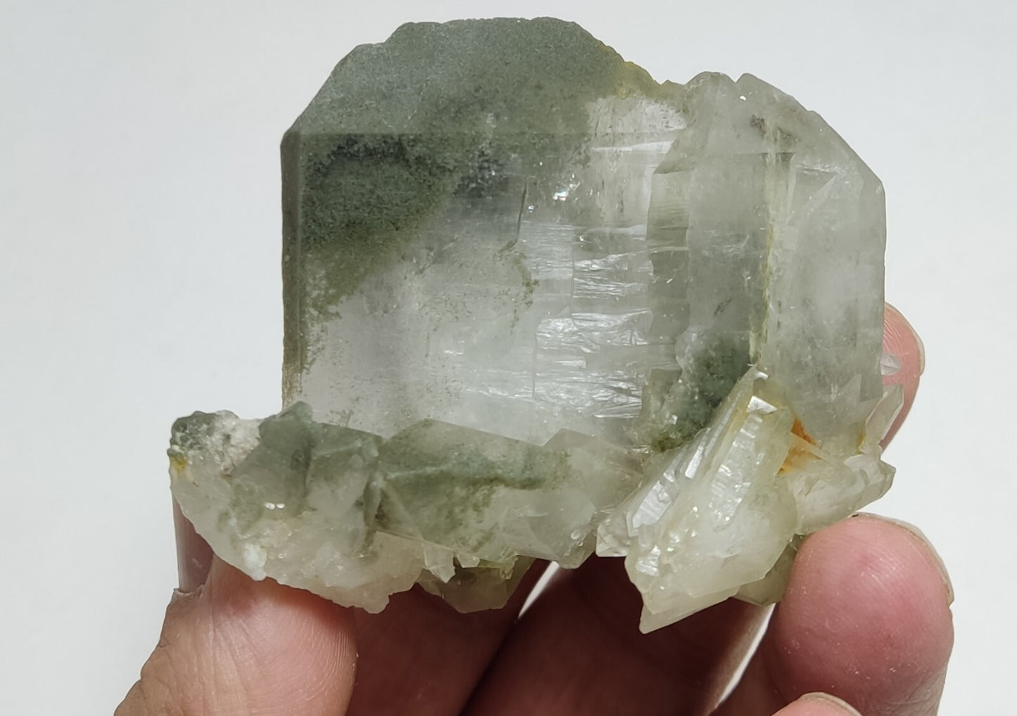 An Aesthetic Natural beautifully terminated Chlorite Quartz cluster 132 grams