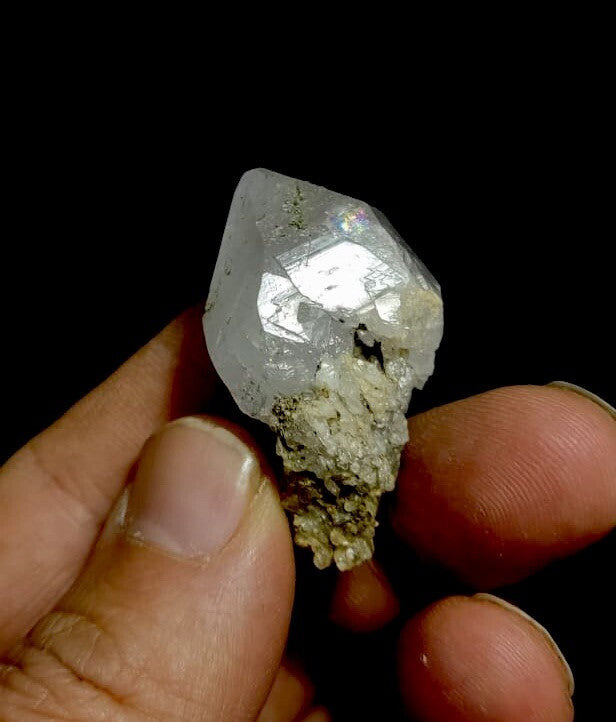 Naturally Terminated Quartz Point With Chlorite Inclusions.