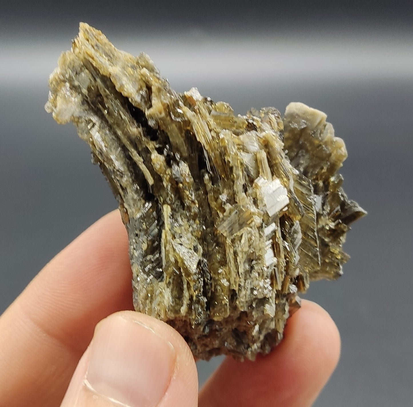 An aesthetic specimen of Epidote cluster 53 grams