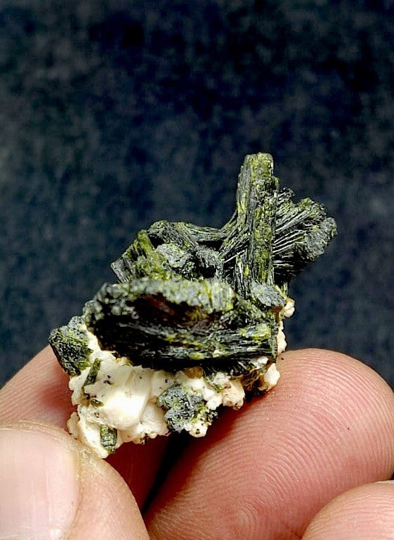Natural Epidote On Matrix 8.5 Grams.