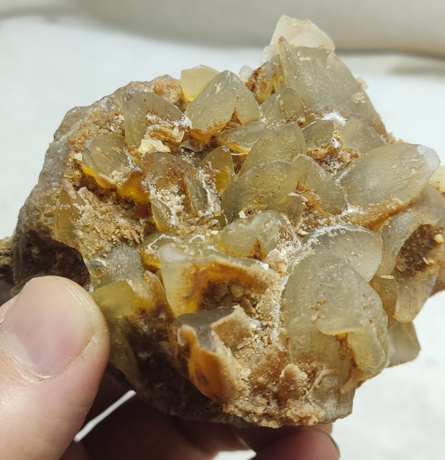 An amazing specimen of calcite 332 grams