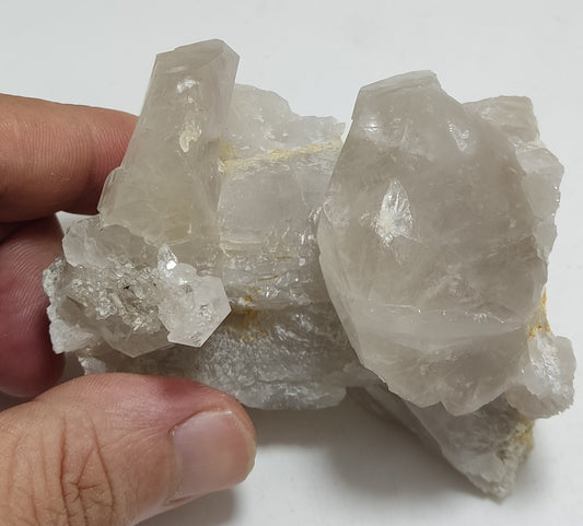 An Aesthetic Natural terminated gwindel Quartz on matrix 278 grams